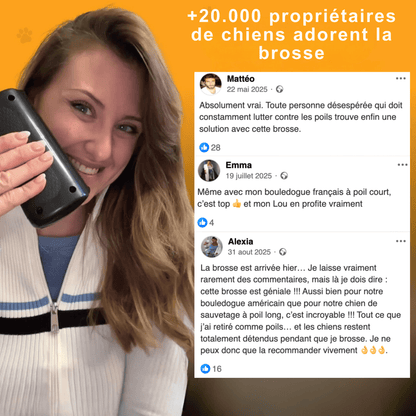 Brosse Miracle – Une maison propre, un chien heureux