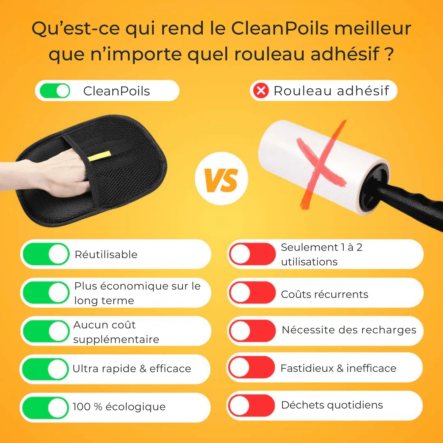 CleanPoils – Vivez l’amour de vos animaux sans les poils