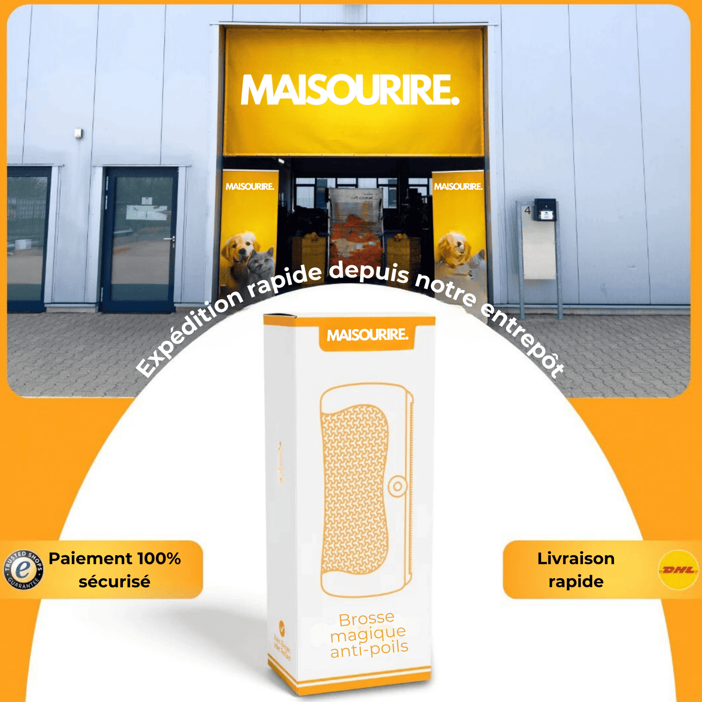 Brosse Miracle – Une maison propre, un chien heureux