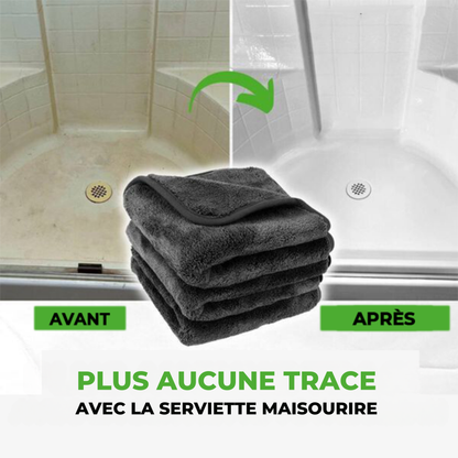 Serviette anti-calcaire ultra-absorbante (40x60 cm)
